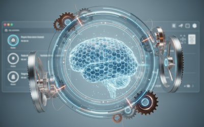 Claude AI Auto Mode concept showing AI automation with safety layers and macOS integration