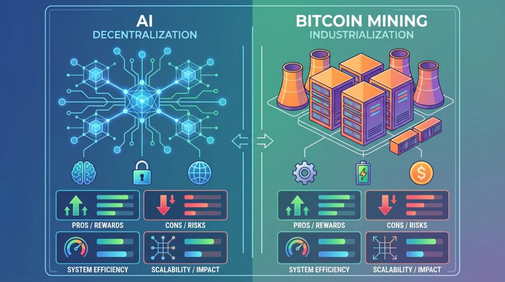 Section 2 illustration ai-decentralization-vs-bitcoin-mining-industrialization-section-2