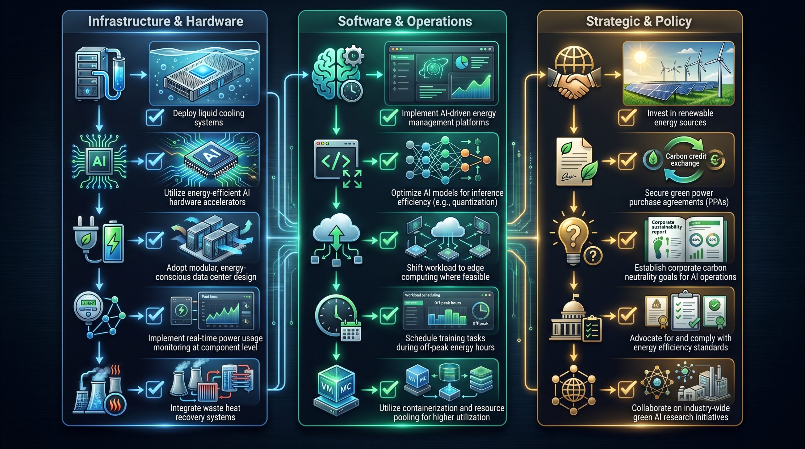 AI energy consumption impact on Big Tech profits: section illustration