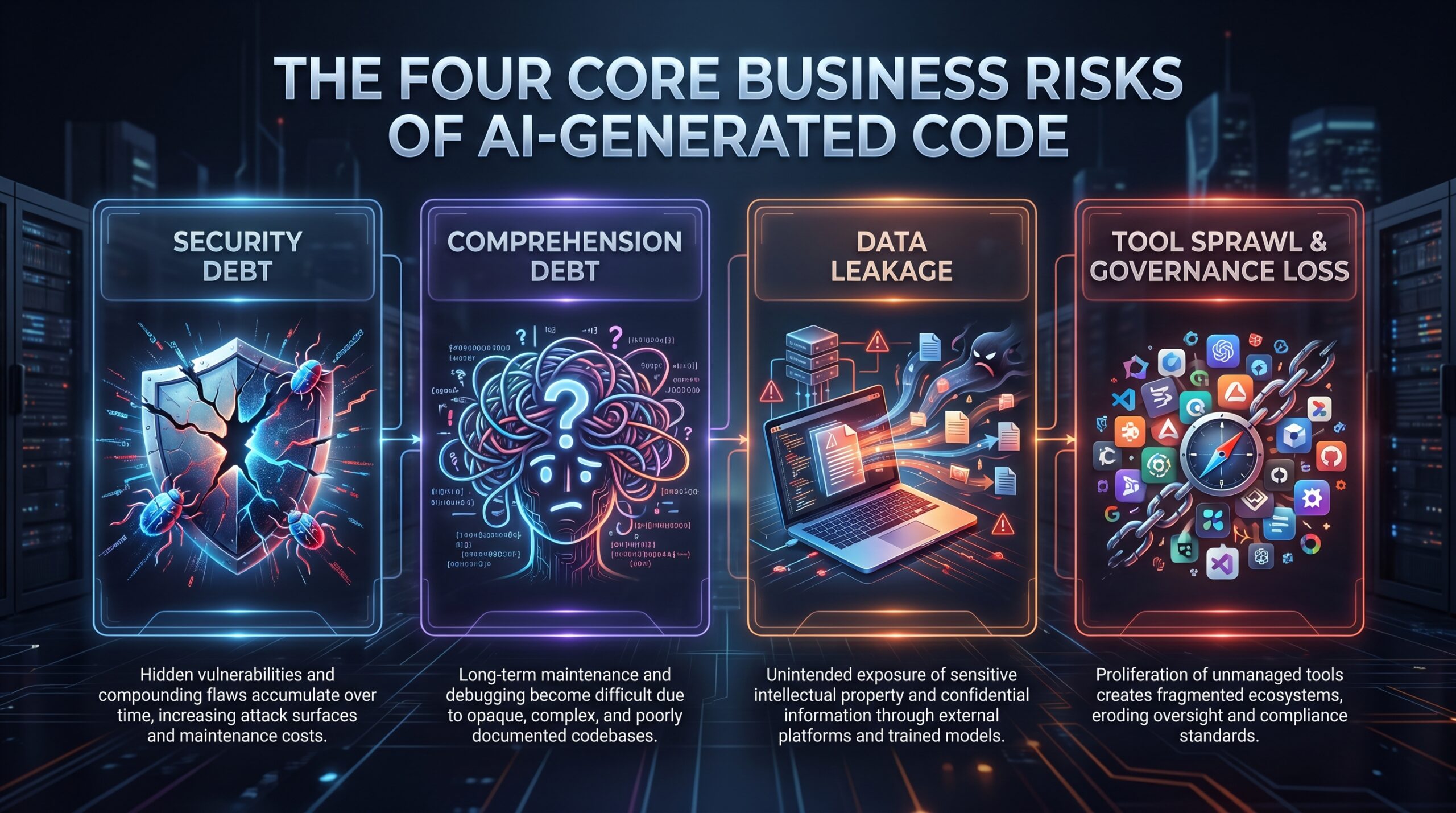 AI generated code business risk: section illustration