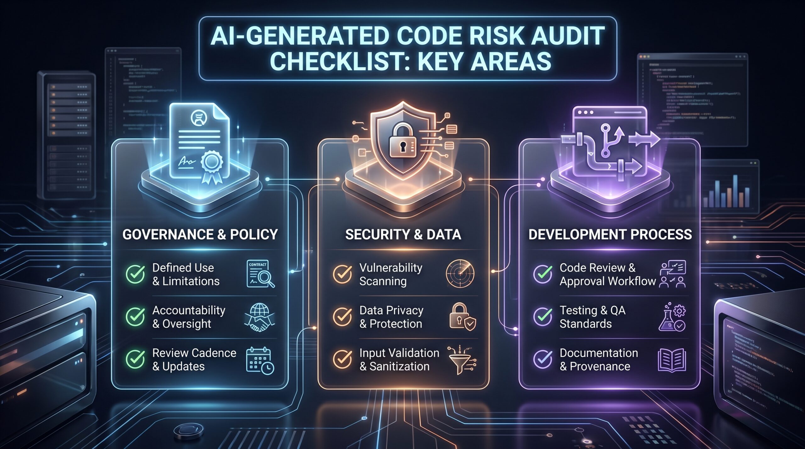 AI generated code business risk: section illustration