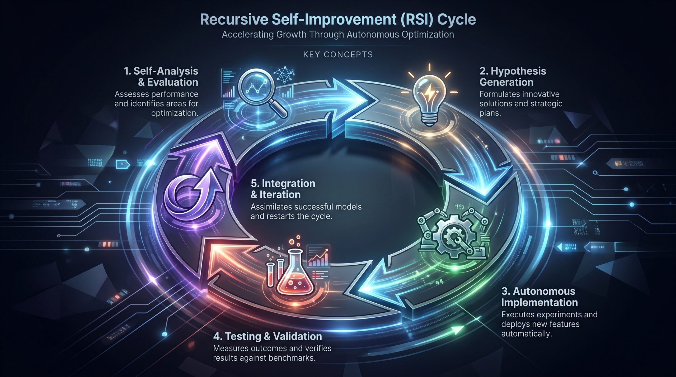 Anthropic AI recursive self-improvement timeline: section illustration