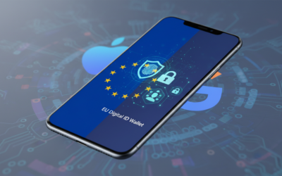 EU digital identity wallet integration with Apple and Google platforms on smartphone