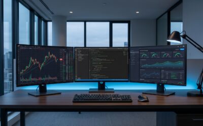 AI-assisted trading bot development with ChatGPT and market data visualization