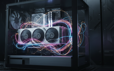 High-performance GPU processing neural network data streams in a futuristic computing environment