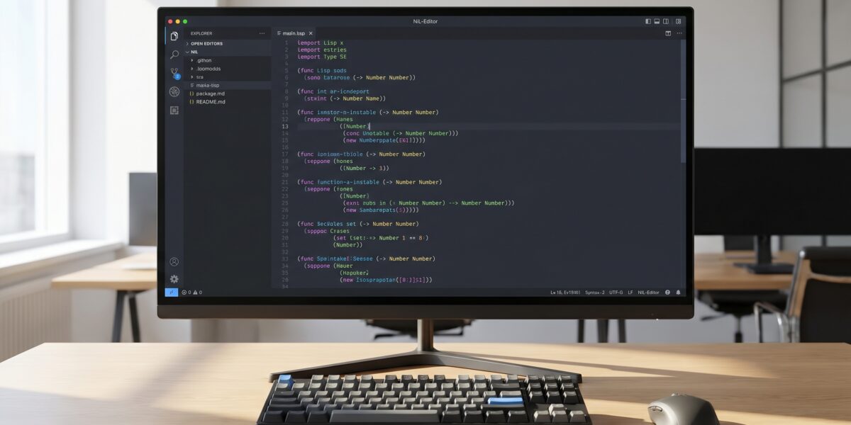 Mine IDE interface showing Coalton code with syntax highlighting and type annotations