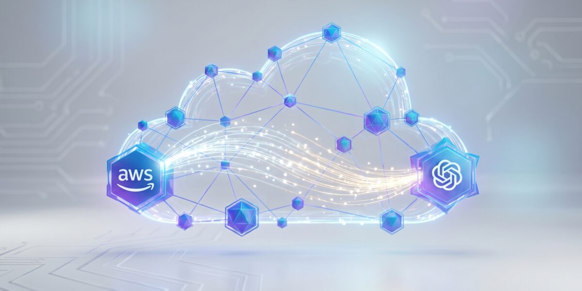 Visualization of OpenAI and Amazon Web Services integration through Amazon Bedrock