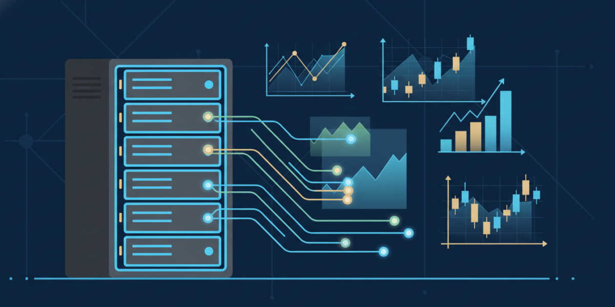 Illustration of a VPS server setup for Freqtrade crypto trading bot automation