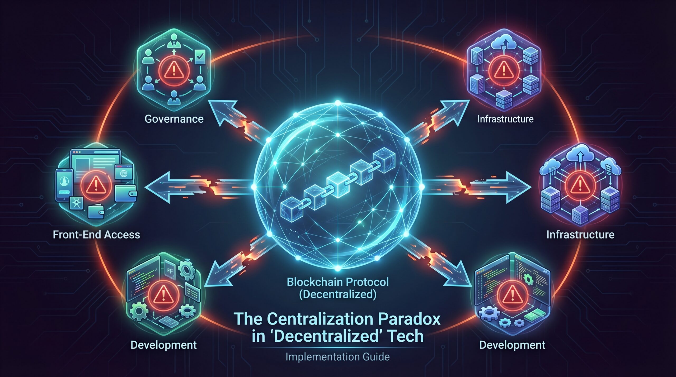 what are the five types of decentralisation: section illustration