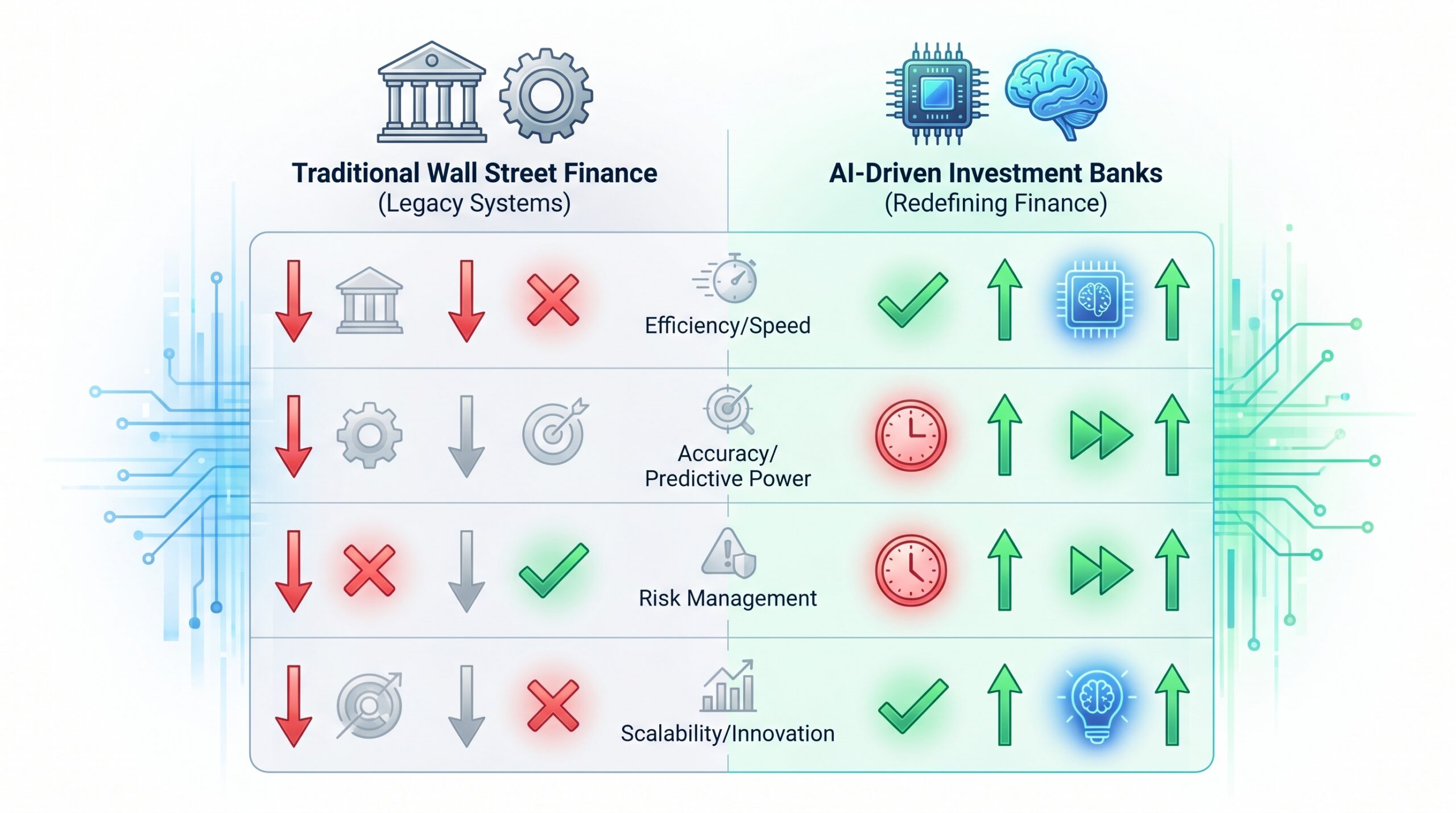 Wall Street AI investment banks: section illustration