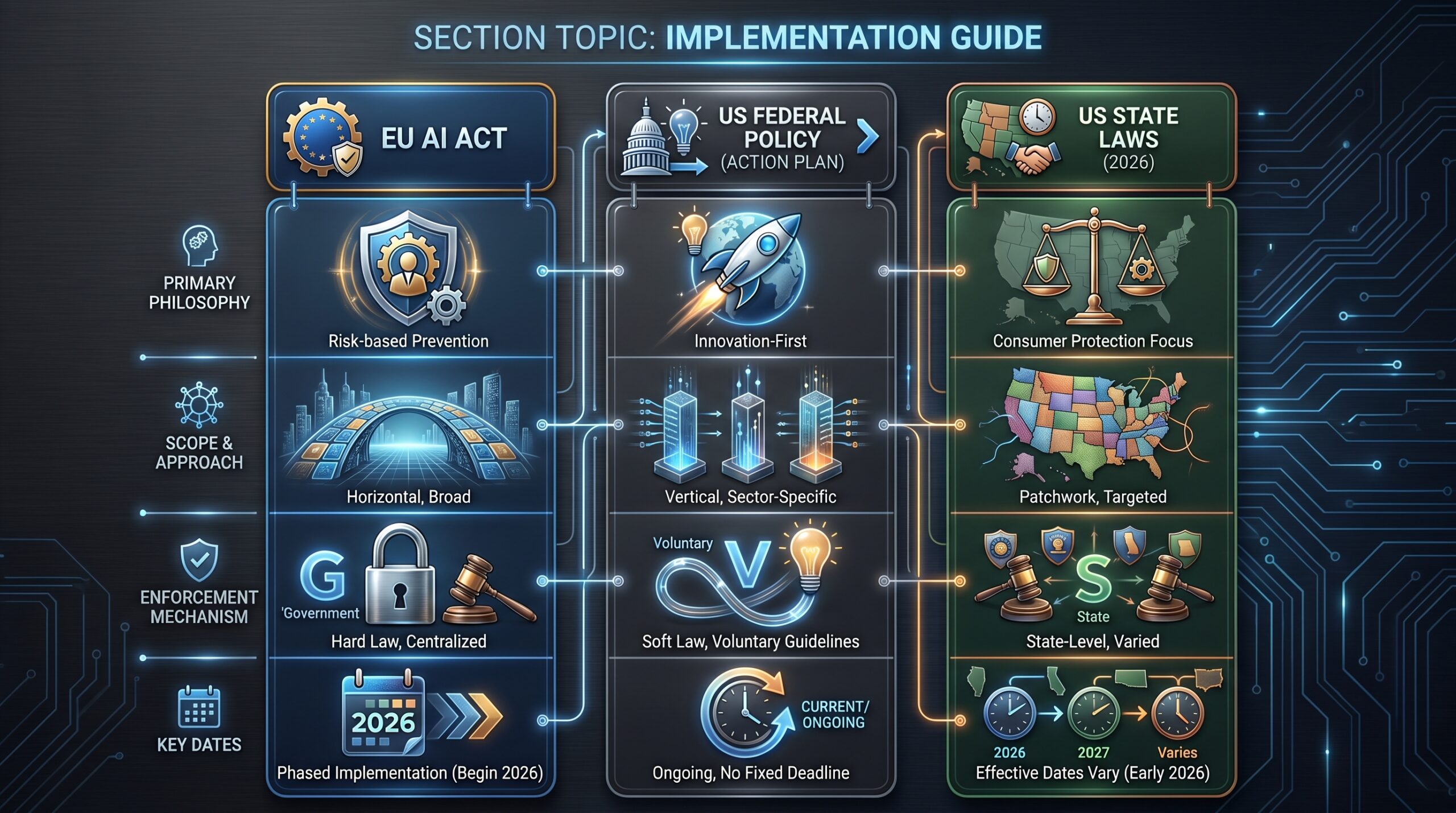 AI regulatory policy changes: section illustration