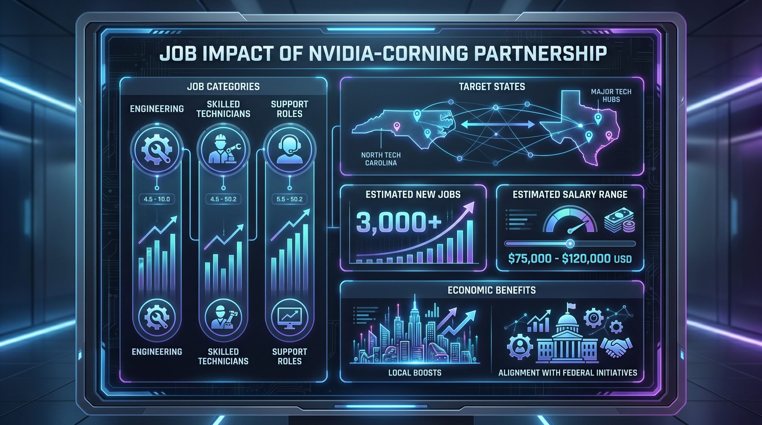 NVIDIA Corning AI infrastructure manufacturing: section illustration