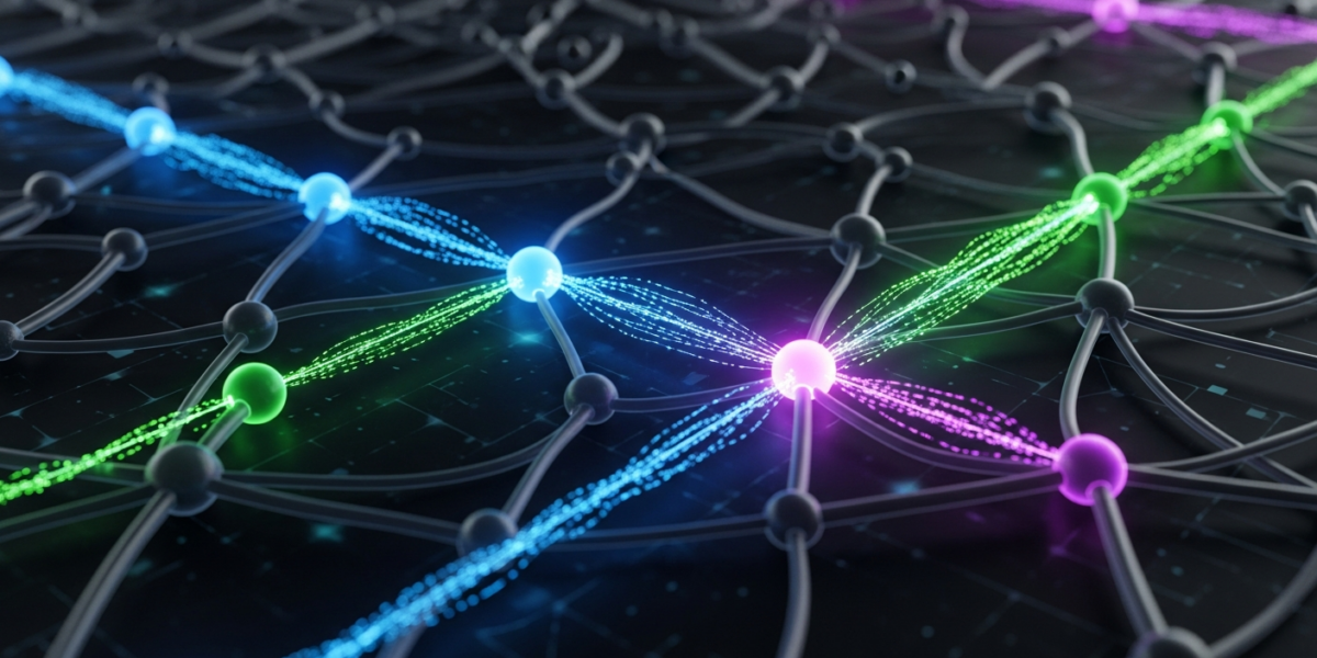 Abstract depiction of glowing neural network pathways representing specific behavioral circuits within an LLM.