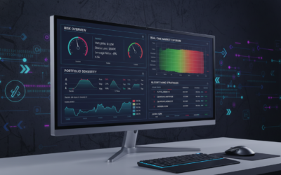 Trading dashboard displaying risk management metrics and bankroll controls for algorithmic trading systems