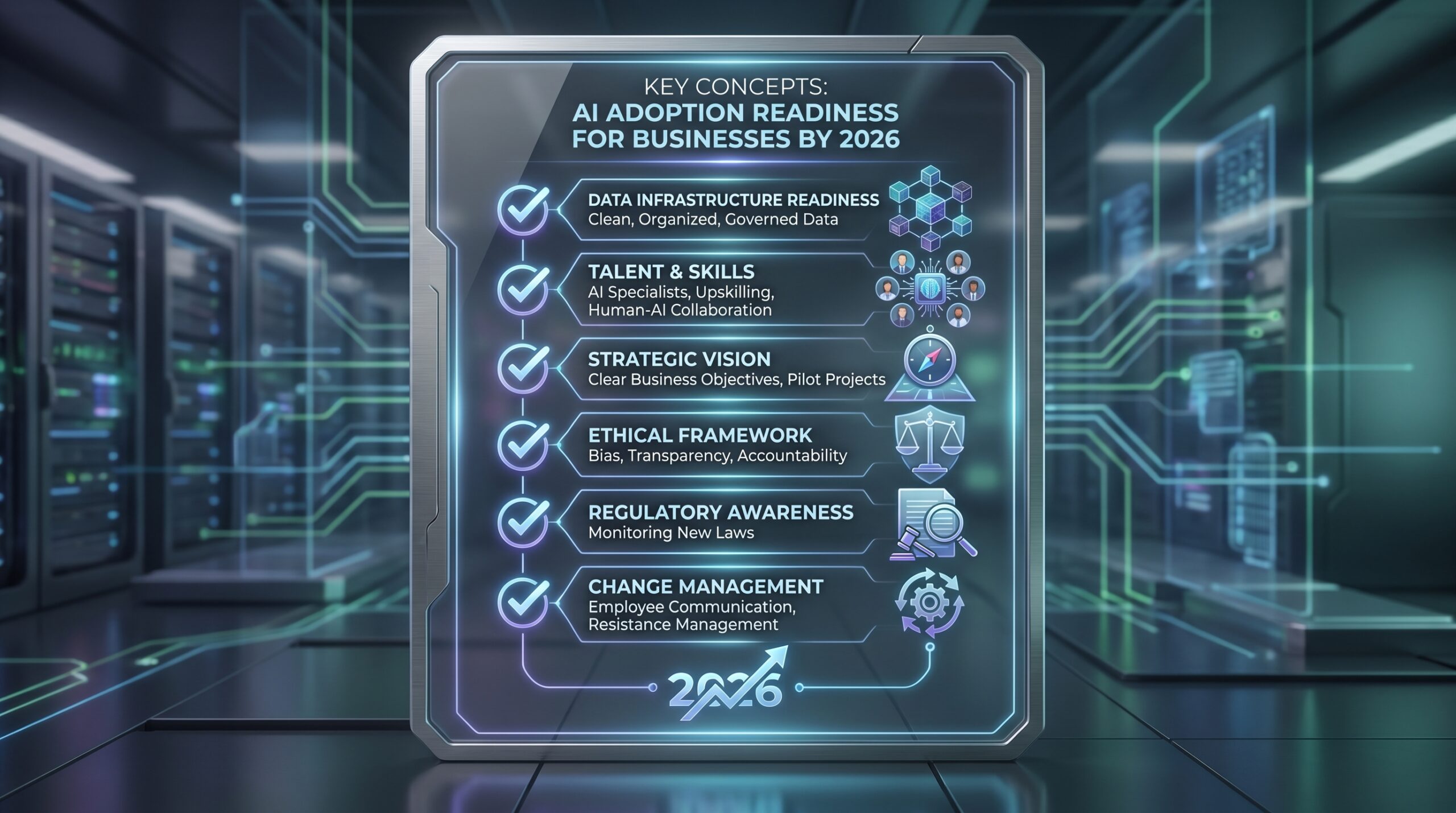 what 5 industries will ai take over by 2026: section illustration