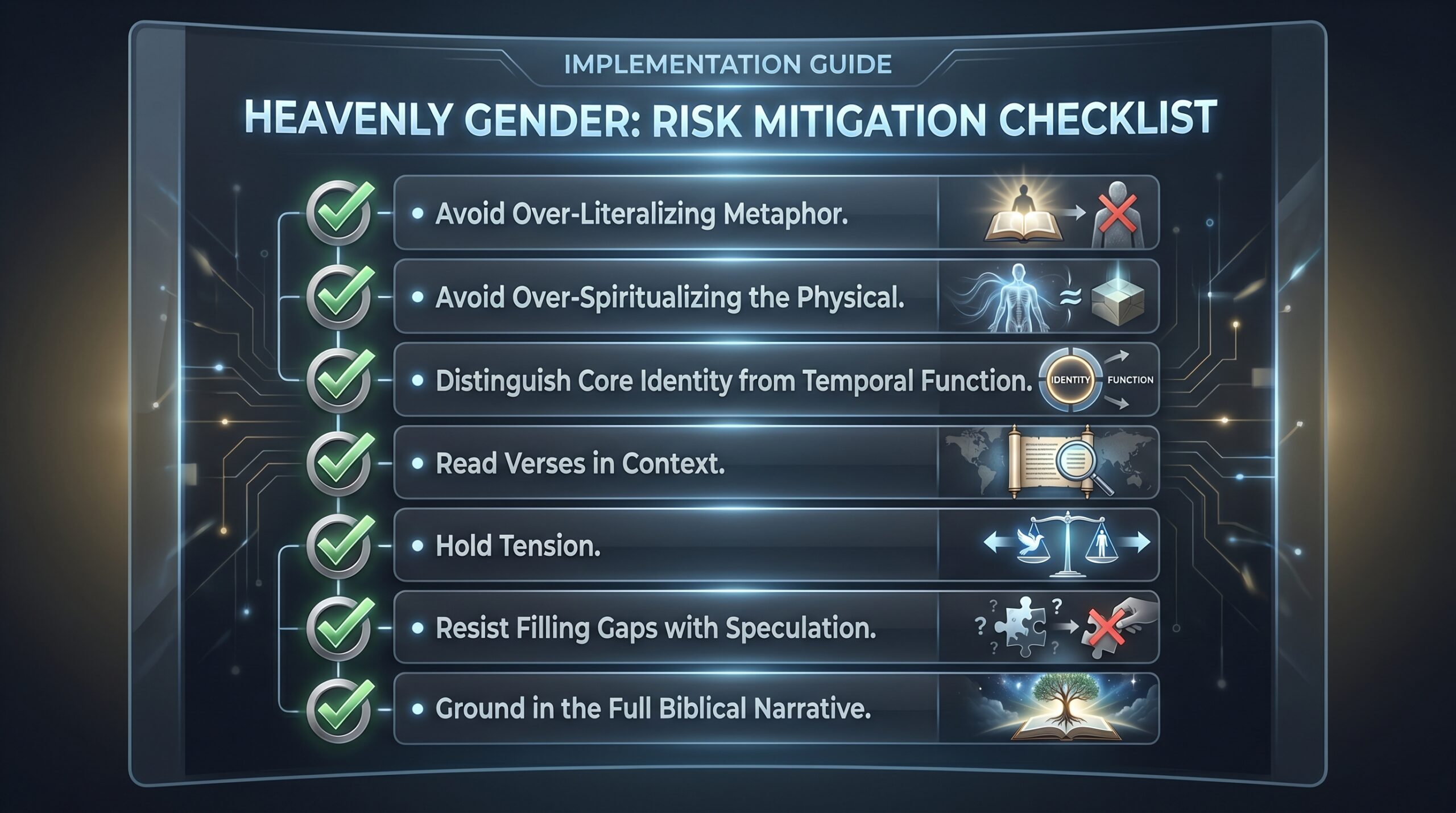 will we still be male and female in heaven: section illustration